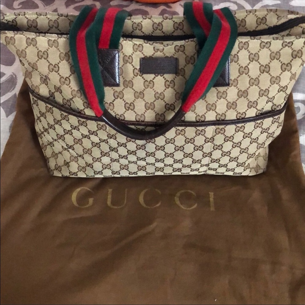 Gucci diaper bag